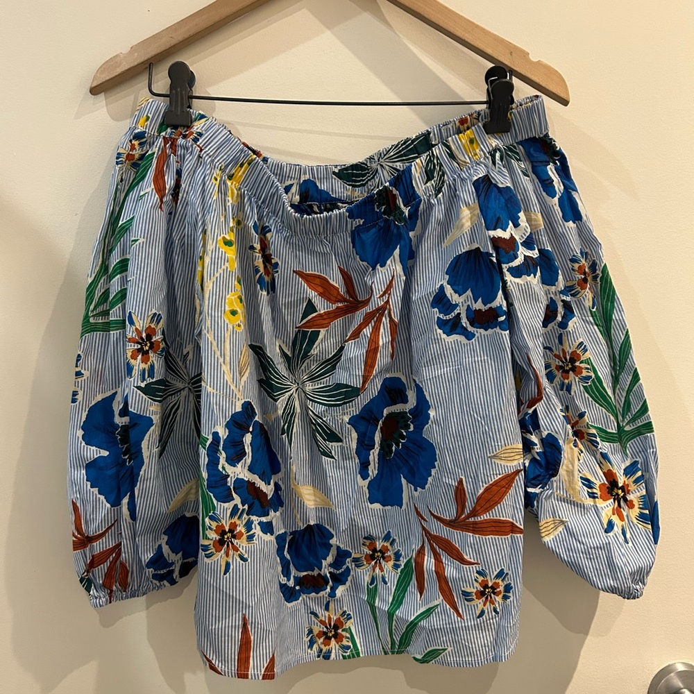 Floral Off-Shoulder Blouse